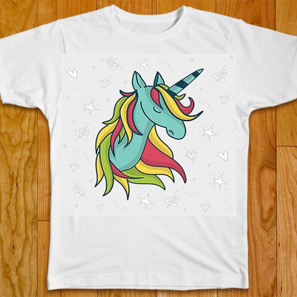 kids unicorn tops